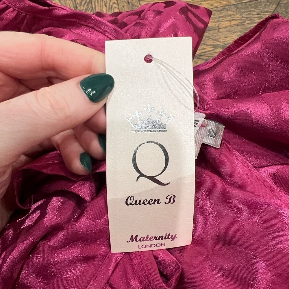 Pink Leopard Maternity Dress - Picture 4 of 7